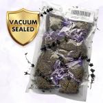 12 Hand Made Bags of Natural French Lavender, Vacuum Sealed, Moth Protection for Closet and Drawers, Highly Fresh Fragrant Lavender Lilac Bags, Natural Air Purifying Luggage Freshener