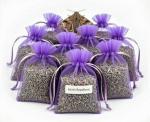12 Hand Made Bags of Natural French Lavender, Vacuum Sealed, Moth Protection for Closet and Drawers, Highly Fresh Fragrant Lavender Lilac Bags, Natural Air Purifying Luggage Freshener