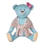 Madame La Bear - Teddy Bear OOAK Aqua Mohair Artist Collectable 48cm