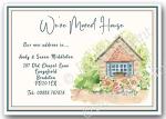 10 Personalised change of address cards, we've moved, new home with envelopes J515