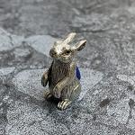 Victorian Style Collectible Hare Pin Cushion 925 Sterling Silver Sewing Needle