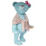 Madame La Bear - Teddy Bear OOAK Aqua Mohair Artist Collectable 48cm