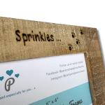 Dog Memorial Photo Frame, Personalised Cat Pet Bereavement Gift, 'If Love Alone' Quote, Engraved Paw Prints, 6x4 inch