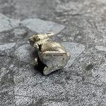 Victorian Style Collectible Hare Pin Cushion 925 Sterling Silver Sewing Needle