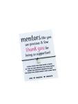 Gift for mentor | Mentor gift | Mentor wish string bracelet | Thank you mentor