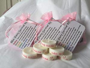 15 x Hen Party Survival Kit - pre FILLED Bag, bargain with free personalised candle
