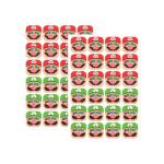 PAPERZIP – Mario Video Game Character Rewards – 48 Stickers, 24mm, for Children, Teachers, Parents