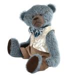 Marius - Handmade Teddy Bear Blue Mohair Artist Collectable OOAK 37cm