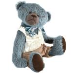 Marius - Handmade Teddy Bear Blue Mohair Artist Collectable OOAK 37cm