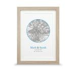 Personalised new home map print | Housewarming keepsake gift