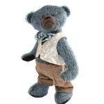 Marius - Handmade Teddy Bear Blue Mohair Artist Collectable OOAK 37cm