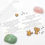 Get Well Soon Gemstone Bag of Good Wishes, a unique get well soon token to show you care
