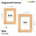 Pet Loss Photo Frame - Personalised Dog, Puppy, Labrador, Retriever, Pug, Pet Memorial Engraved Wooden Photo Frame Keepsake - Remembrance Gifts for Dog Lovers