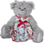 Layla - Handmade Teddy Bear Grey Mohair Artist Collectable OOAK 37cm