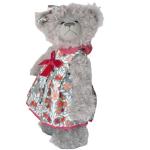 Layla - Handmade Teddy Bear Grey Mohair Artist Collectable OOAK 37cm
