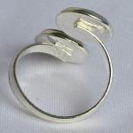 Handmade Designer Ring, Designer Ring, Steampunk Ring, Watch Cogs Ring, Cogs Ring, Mechanical Ring, Double Ring, Ladies Double Ring, Wraparound Ring