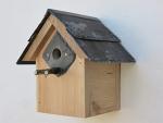 Bird House Nesting Bird Box - 25mm Hole - Blue tits