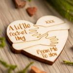 A Little Pocket Hug Token Small Gifts Good Luck Gifts Boyfriend Gifts Long Distance Relationship Friendship Gifts for Women Gifts for Him Cute I Love You Present for Her (Small, Hugging Arms)