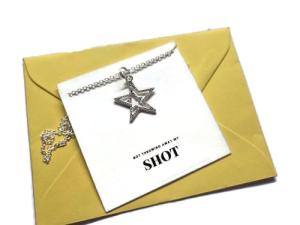 STAR charm necklace not throwing away my shot quote card jewellery gift, Hamilton musical theatre themed birthday Xmas present, love musicals novelty party bag favors