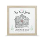 Personalised house warming map gift | Custom New home present