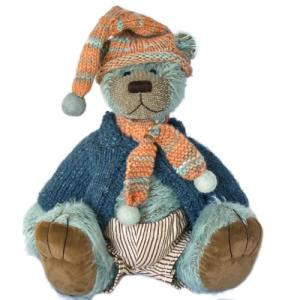 Ugo - Teddy Bear OOAK Teal Mohair Artist Collectable 25cm