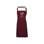 Personalised Adult Kitchen Apron with Name Custom Cooking and Baking Apron