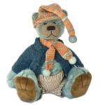 Ugo - Teddy Bear OOAK Teal Mohair Artist Collectable 25cm