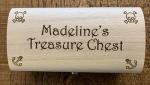 Personalised Wooden Keepsake Box Gift, Pirate Treasure Chest Gift For Child, Trinkets Collectibles Memory Box