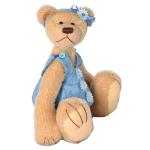 Abby - Teddy Bear OOAK Pale Peach Mohair Artist Collectable 25cm