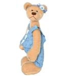 Abby - Teddy Bear OOAK Pale Peach Mohair Artist Collectable 25cm