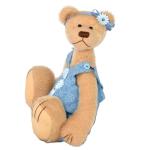 Abby - Teddy Bear OOAK Pale Peach Mohair Artist Collectable 25cm