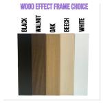 Personalised Family Tree 3D Box Picture Frame Gem Birds - Up To 14 Names - 8 Colours To Choose (Lilac)