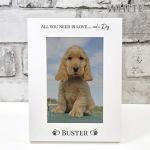 Personalised Dog Photo Frame
