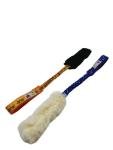 Paws Made™ Bungee Sheep Skin Fur Dog Tug Toy great for motivation and reward based training