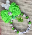 Personalised pram charm in multi colors baby girls and boys