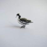 Duck figurine, solid hallmarked sterling silver ornament