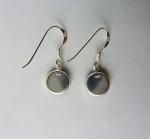 Whitby Jet and silver Earrings