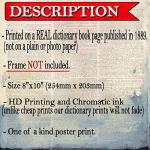 Art Print The Wizard of Oz, There's no place like home, Wall art on antique dictionary book page, Unique Gift