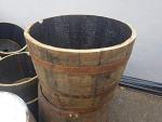 WineBoxesEtc Oak Whisky Barrel Tub/Planter – Half Barrel