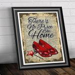 Art Print The Wizard of Oz, There's no place like home, Wall art on antique dictionary book page, Unique Gift