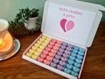 28 or 56 perfume inspired high scented wax melts, Highly concentrated-made in UK. Up to 300 hours long lasting fragrance..