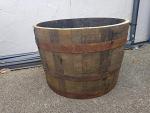 WineBoxesEtc Oak Whisky Barrel Tub/Planter – Half Barrel