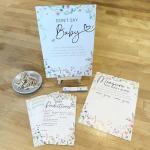 Baby Shower Game Multipack | Wildflower Neutral | Predictions | Don't Say Baby | Measure Baby Bump | 20 Players