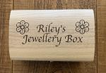 Personalised Wooden Keepsake Box Gift Any Name Or Message, Pirate Treasure Chest Trinkets Collectibles Memory Box