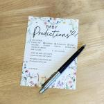 Baby Shower Game Multipack | Wildflower Neutral | Predictions | Don't Say Baby | Measure Baby Bump | 20 Players