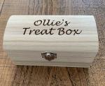 Personalised Wooden Keepsake Box Gift Any Name Or Message, Pirate Treasure Chest Trinkets Collectibles Memory Box