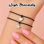 WishStrings Happy Galentine’s Day Gift Wish Bracelet | Friendship Bracelet for Best Friends, Gal Pals & Thoughtful Letterbox Gifts