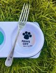 Dog Food Fork - WOOF Upcycled Antique Silver Plated Dog, Puppy, Pet Food Fork
