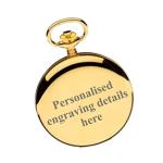 MASONIC POCKET WATCH GIFT PERSONALISED WITH YOUR NAME AND LODGE PLUS A FREE MESSAGE ENGRAVED ON THE BACK OF THE POCKET WATCH