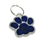 Personalised Pet Paw ID Tags Dog ID/Cat ID Bling Tag Name ENGRAVING (Pink)